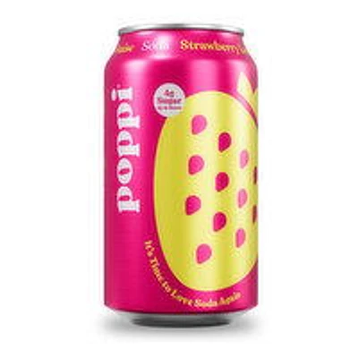 Poppi - Soda Strawberry Lemon, 355 Millilitre