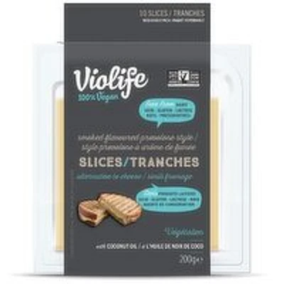 Violife - Smoked Provolone Style Vegan Cheese Slice, 200 Gram