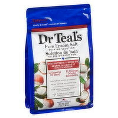 Dr Teals - Shea Butter Almnd Oil Epsm Slt, 1.36 Kilogram
