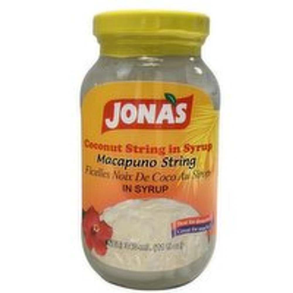 Jonas - Coconut String in Syrup, 340 Millilitre