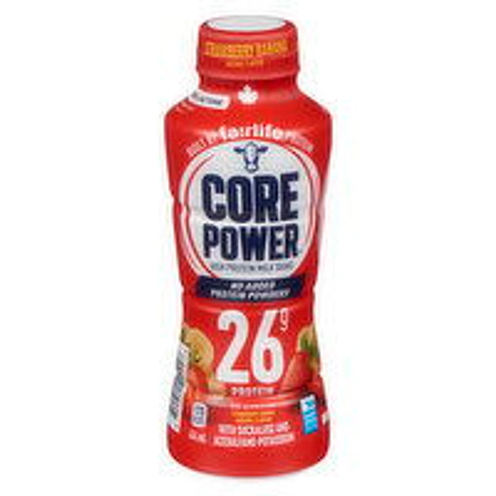 Core Power - Protein Shake - Strawberry Banana, 414 Millilitre