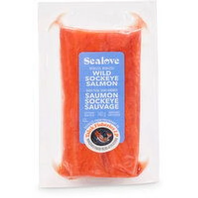 Sealove - Wild Sockeye Salmon Portions, Skinless Boneless, 140 Gram