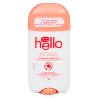 Hello - Sparkling Peach Deodorant, 73 Gram