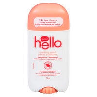 Hello - Sparkling Peach Deodorant, 73 Gram