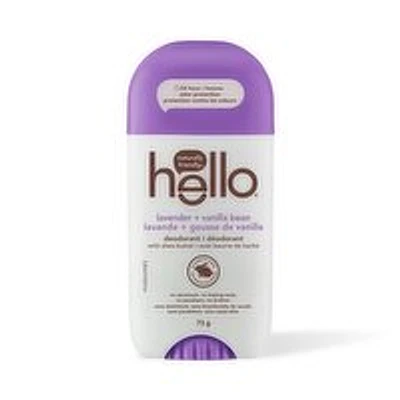 Hello - Lavender & Vanilla Bean Deodorant, 73 Gram
