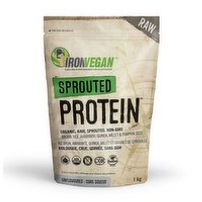 IRON VEGAN - Sprouted Protein Drink Mix, Unflavoured, 1 Kilogram