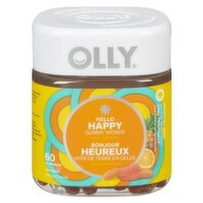 OLLY - Hello Happy Gummies, Vitamin D & Saffron, 60 Each
