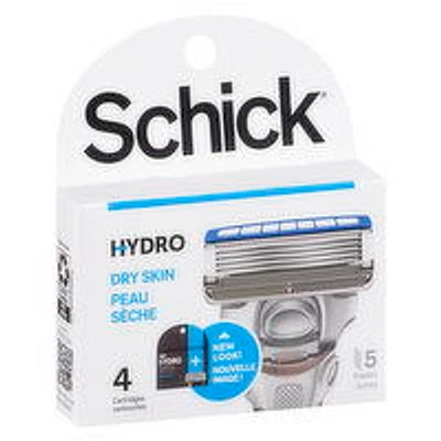 Schick - Hydro Comfort Dry Skin Blades, 4 Each