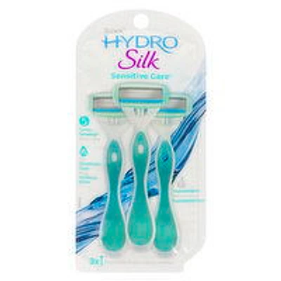 Schick - Hydro Silk Disposables Razors, 3 Each