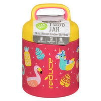 Reduce - Kids Insulated Food Jar, Pool Party, 10oz, 1 Ounce
