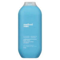 Method - Mens Body Wash Glacier & Granite, 532 Millilitre