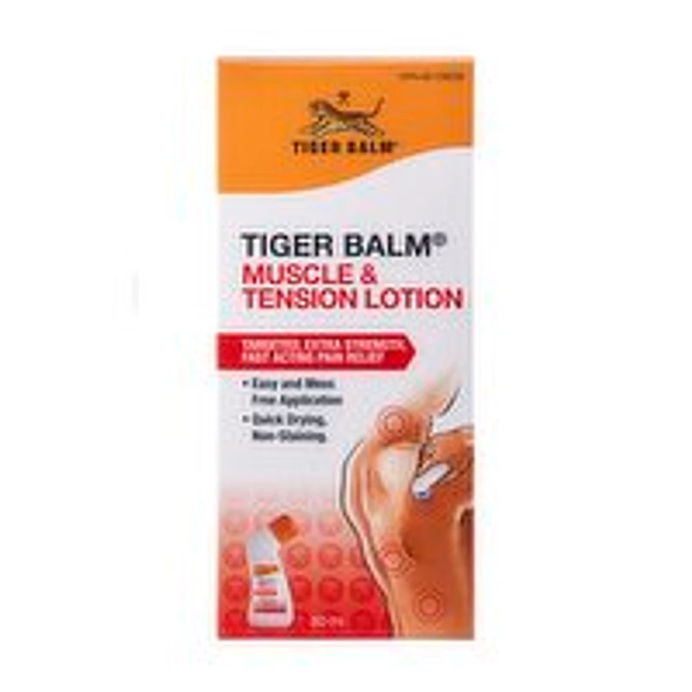Tiger Balm - Muscle & Tension Lotion, 80 Millilitre