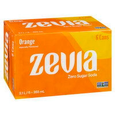 Zevia - Orange Soda, 6 Each