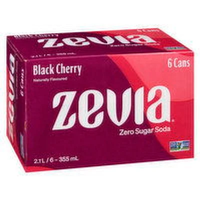 Zevia - Black Cherry, 6 Each
