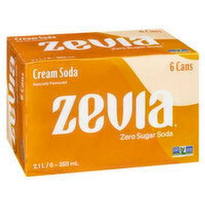 Zevia - Cream Soda, 6 Each