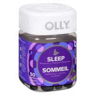 OLLY - Gummy Supplements - Sleep Blackberry Zen 50 Gummies, 50 Each