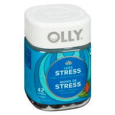 OLLY - Gummy Supplement - Less Stress Berry Verbena, 42 Each