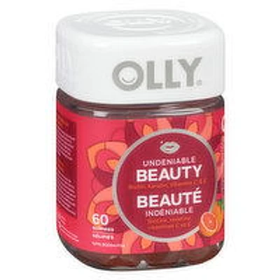 OLLY - Gummy Vitamins, Undeniable Beauty Grapefruit, 60 Each