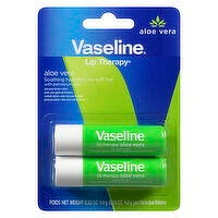 Vaseline - Lip Therapy, Aloe Vera, 4.8 Gram