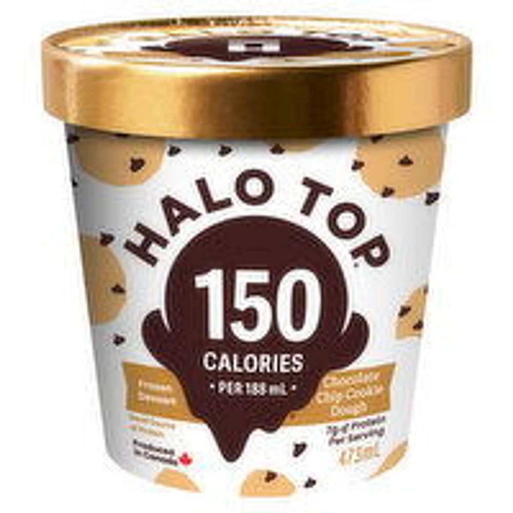 HALO TOP - Frozen Dairy Dessert - Chocolate Chip Cookie Dough, 473 Millilitre