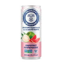 Thirsty Buddha - Sparkling Coconut Water - Grapefruit, 330 Millilitre