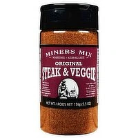 Miners MIx - Original Steak & Veggie Rub, 156 Gram