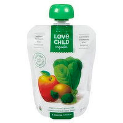 Love Child - Organics Apples Spinach Kiwi Broccoli, 128 Millilitre