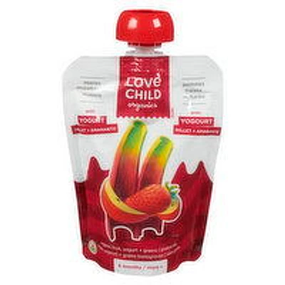 Love Child - Organics Apples, Strawberries, Rhubarb, 128 Millilitre