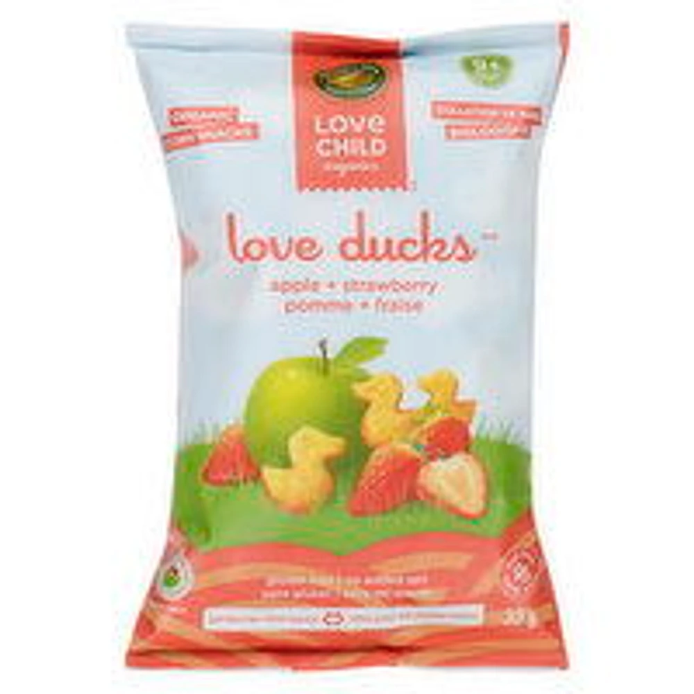 Love Child - Organics Love Ducks - Apple + Strawberry, 30 Gram