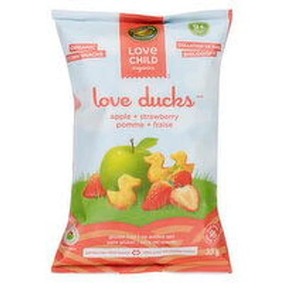 Love Child - Organics Love Ducks - Apple + Strawberry, 30 Gram