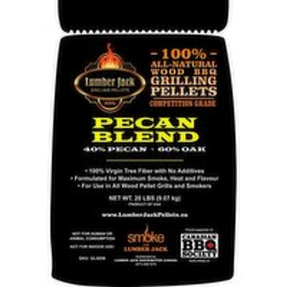 Lumber Jack - Pecan Blend Wood BBQ Grilling Pellets, 20 Pound