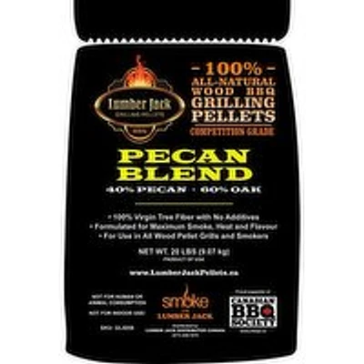 Lumber Jack - Pecan Blend Wood BBQ Grilling Pellets, 20 Pound