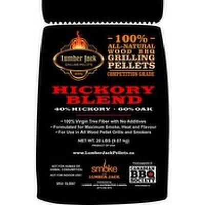 Lumber Jack - Hickory Blend Wood Grilling Pellets, 20 Pound