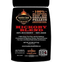Lumber Jack - Hickory Blend Wood Grilling Pellets, 20 Pound