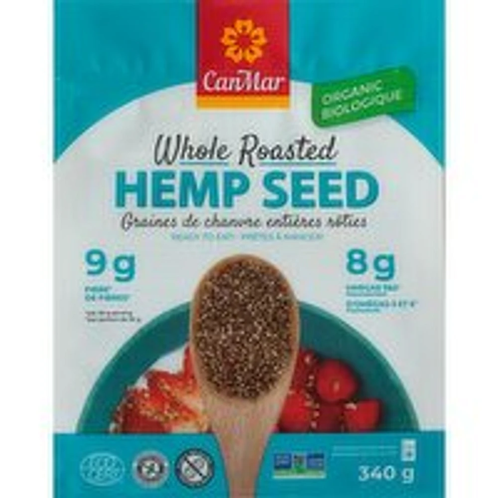 Canmar - Organic Whole Roasted Hemp Seed, 340 Gram