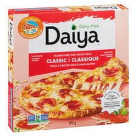 DAIYA - Dairy Free Meatless Pepperoni Gluten Free Pizza, 472 Gram