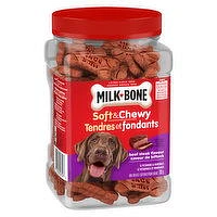 Milk bone - Dog Treats, Soft & Chewy Beef Steak Flavour, 708 Gram