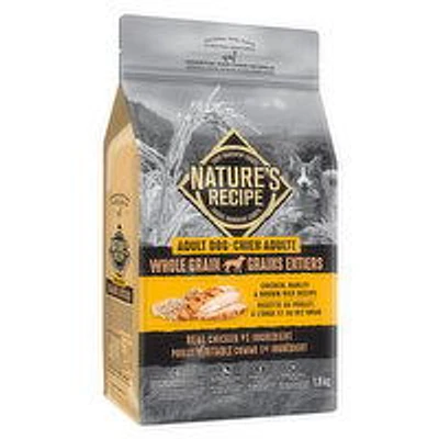 Nature's Recipe - Adult Dog Food, Chicken and Rice, 1.8 Kilogram
