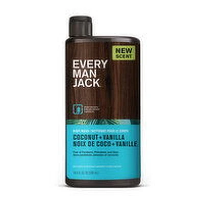 EVERY MAN JACK - Body Wash Coconut + Vanilla, 500 Millilitre