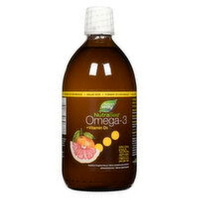 Nature's Way - Nutrasea+D Omega-3 - Grapefruit Tangerine, 500 Millilitre