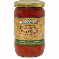PREFERISCO - Tomato & Basil Pasta Sauce, 680 Millilitre