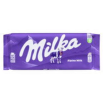 Milka - Alpine Milk Chocolate Alpenmilch, 100 Gram