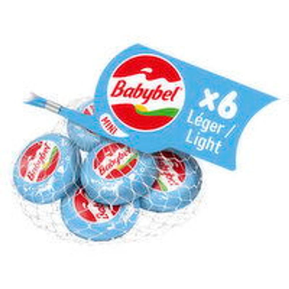 BABYBEL - Mini Firm Ripened Light Cheese, 6 Each