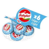 BABYBEL - Mini Firm Ripened Light Cheese, 6 Each