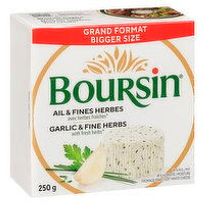 Boursin - Garlic & Fine Herbs, 250 Gram