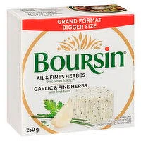Boursin - Garlic & Fine Herbs, 250 Gram