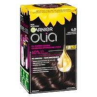 GARNIER - Olia Permanent Hair Colour - 4.0 Dark Brown, 1 Each