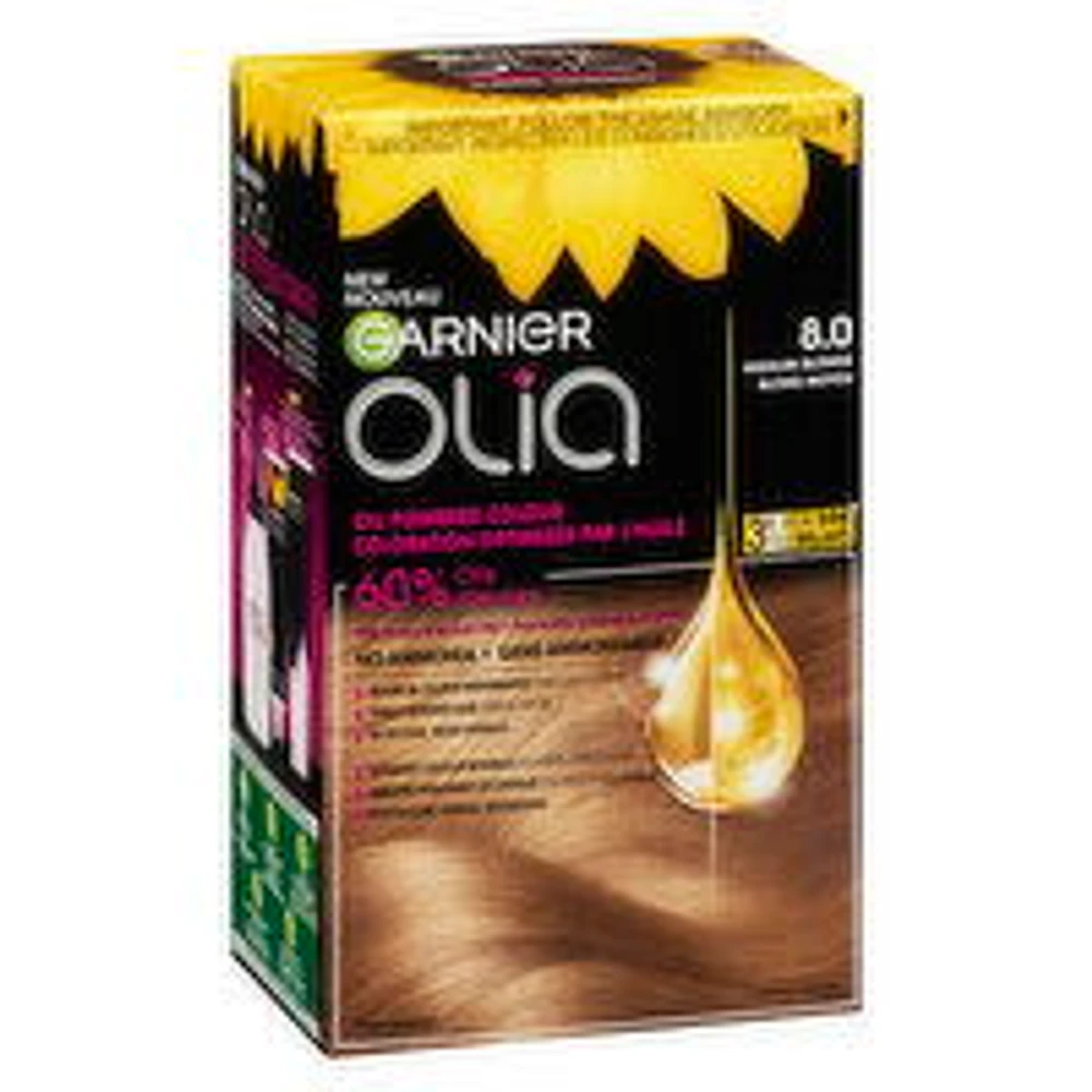 GARNIER - Olia Permanent Hair Colour - 8.0 Blonde, 1 Each