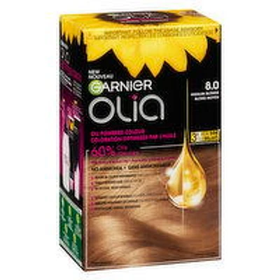 GARNIER - Olia Permanent Hair Colour - 8.0 Blonde, 1 Each