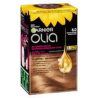 GARNIER - Olia Permanent Hair Colour - 8.0 Blonde, 1 Each